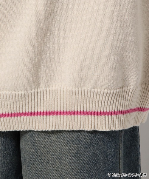 RAGEBLUE（レイジブルー）の「【プロジェクトセカイ×ZOZOTOWN】ワンダーランズ×ショウタイムコラボ モチーフニットベスト（ベスト・レディース・ピンク系その他/オフホワイト/グレー/ライトグレー/イエロー/ピンク系その他2・MEDIUM/LARGE）」の12枚目の写真