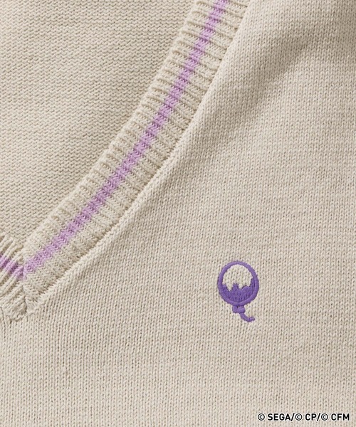 RAGEBLUE（レイジブルー）の「【プロジェクトセカイ×ZOZOTOWN】ワンダーランズ×ショウタイムコラボ モチーフニットベスト（ベスト・レディース・ピンク系その他/オフホワイト/グレー/ライトグレー/イエロー/ピンク系その他2・MEDIUM/LARGE）」の15枚目の写真