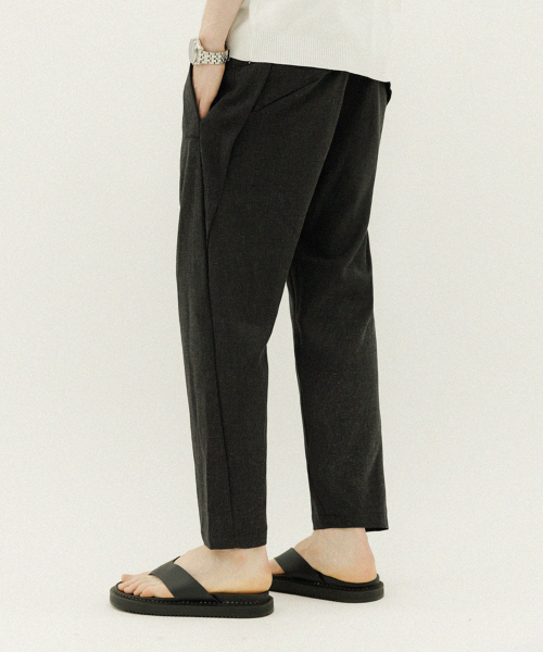 NUBINDA（ヌビンダ）の「リネンバルーンバギースラックス[チャコール]（その他パンツ・メンズ・その他・S/M/L）」の2枚目の写真