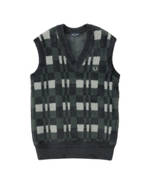 styles（スタイルス）の「FRED PERRY TEXTURED CHEQUERBOARD TANK K8568（ニット/セーター）」