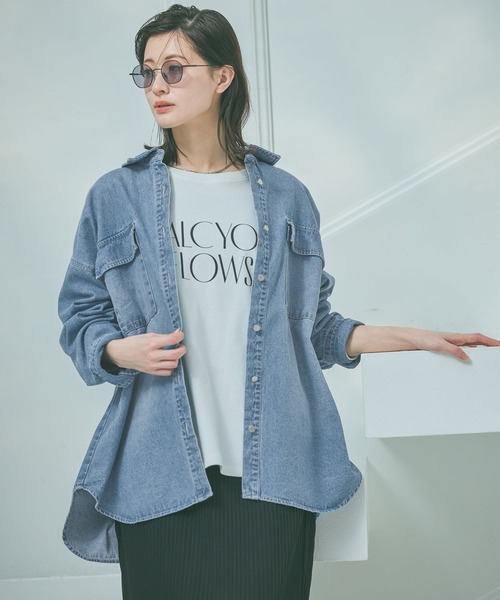 LAKOLE（ラコレ）の「アソートロゴプリント長袖2 / 637523（Tシャツ/カットソー・レディース・ブラック/オフホワイト/グレー・FREE）」の7枚目の写真