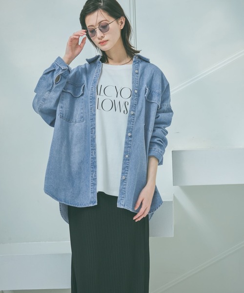 LAKOLE（ラコレ）の「アソートロゴプリント長袖2 / 637523（Tシャツ/カットソー・レディース・ブラック/オフホワイト/グレー・FREE）」の8枚目の写真