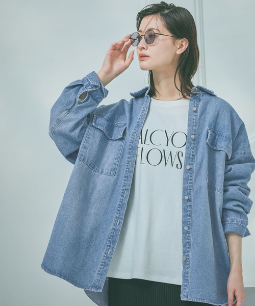 LAKOLE（ラコレ）の「アソートロゴプリント長袖2 / 637523（Tシャツ/カットソー・レディース・ブラック/オフホワイト/グレー・FREE）」の9枚目の写真