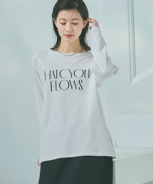 LAKOLE（ラコレ）の「アソートロゴプリント長袖2 / 637523（Tシャツ/カットソー・レディース・ブラック/オフホワイト/グレー・FREE）」の11枚目の写真