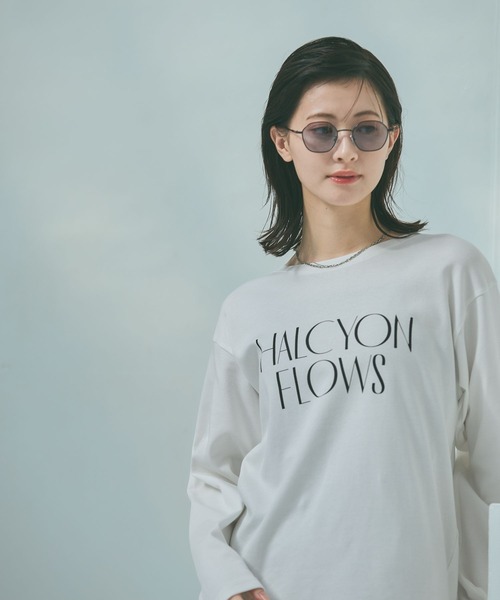 LAKOLE（ラコレ）の「アソートロゴプリント長袖2 / 637523（Tシャツ/カットソー・レディース・ブラック/オフホワイト/グレー・FREE）」の12枚目の写真