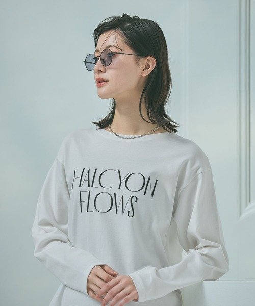 LAKOLE（ラコレ）の「アソートロゴプリント長袖2 / 637523（Tシャツ/カットソー・レディース・ブラック/オフホワイト/グレー・FREE）」の13枚目の写真