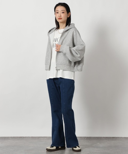 LAKOLE（ラコレ）の「アソートロゴプリント長袖2 / 637523（Tシャツ/カットソー・レディース・ブラック/オフホワイト/グレー・FREE）」の15枚目の写真