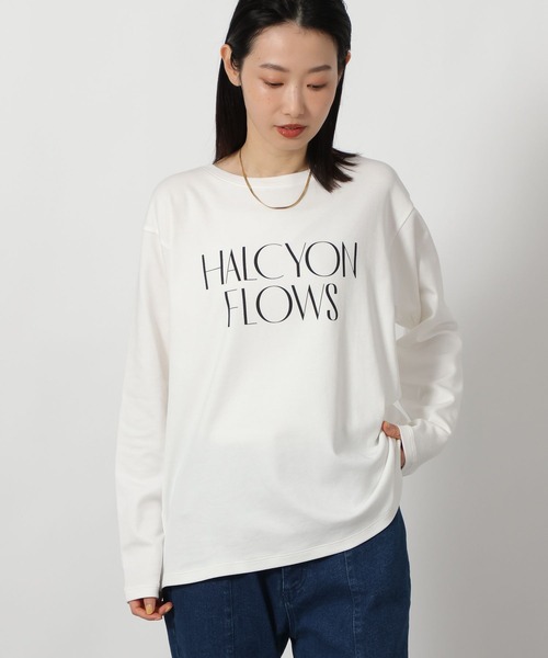 LAKOLE（ラコレ）の「アソートロゴプリント長袖2 / 637523（Tシャツ/カットソー・レディース・ブラック/オフホワイト/グレー・FREE）」の16枚目の写真