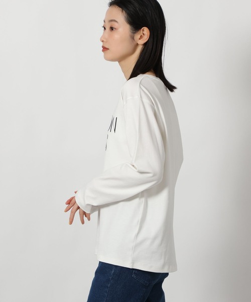 LAKOLE（ラコレ）の「アソートロゴプリント長袖2 / 637523（Tシャツ/カットソー・レディース・ブラック/オフホワイト/グレー・FREE）」の17枚目の写真