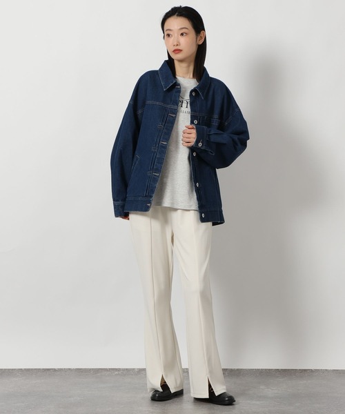 LAKOLE（ラコレ）の「アソートロゴプリント長袖2 / 637523（Tシャツ/カットソー・レディース・ブラック/オフホワイト/グレー・FREE）」の22枚目の写真