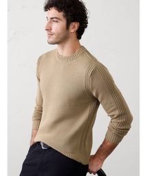BANANA REPUBLIC FACTORY STORE プレーテッド クルーネック セーター