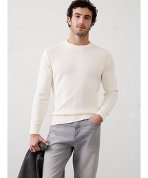 BANANA REPUBLIC FACTORY STORE（バナナリパブリック ファクトリーストア）の「BANANA REPUBLIC FACTORY STORE  プレーテッド クルーネック セーター（ニット/セーター）」