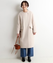 ブランド古着】SLOBE IENA｜スローブイエナのノーカラーコート古着通販