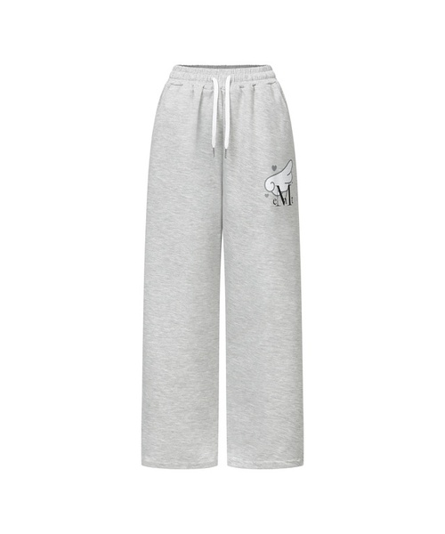 MUCENT（ムセント）の「シルフドットエンジェルスウェットパンツ (2カラー)（スウェットパンツ・レディース・ブラック/グレー・WOMENS）」の2枚目の写真