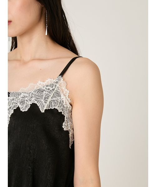 FRAY I.D（フレイアイディー）の「レーストリムキャミソール（キャミソール・レディース・ブルー/アイボリー/ブラック・F）」の16枚目の写真