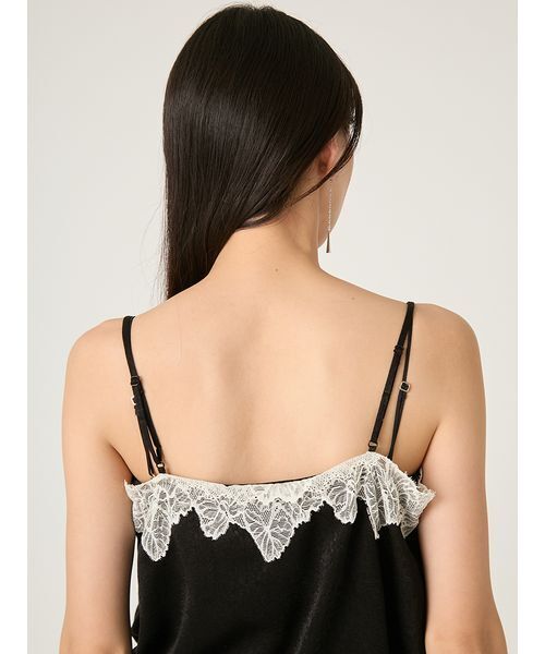 FRAY I.D（フレイアイディー）の「レーストリムキャミソール（キャミソール・レディース・ブルー/アイボリー/ブラック・F）」の17枚目の写真