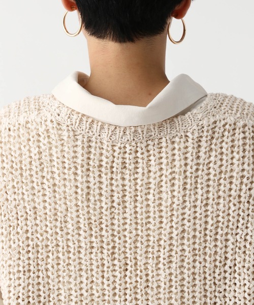 Elura（エルーラ）の「テープヤーンベスト/643325（ベスト・レディース・オフホワイト/ブラック・FREE）」の17枚目の写真