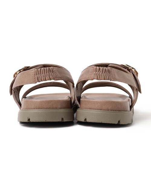 BEAMS HEART(ビームスハート)の「ダブル ベルト バックル サンダル(サンダル・レディース・ブラウン系その他2/ブラック・SMALL/MEDIUM/LARGE)」の7枚目の写真