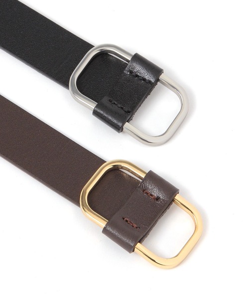 GLOBAL WORK（グローバルワーク）の「スクエアピンレスベルト/633988（ベルト・メンズ・その他/ブラック/ダークブラウン・FREE）」の6枚目の写真