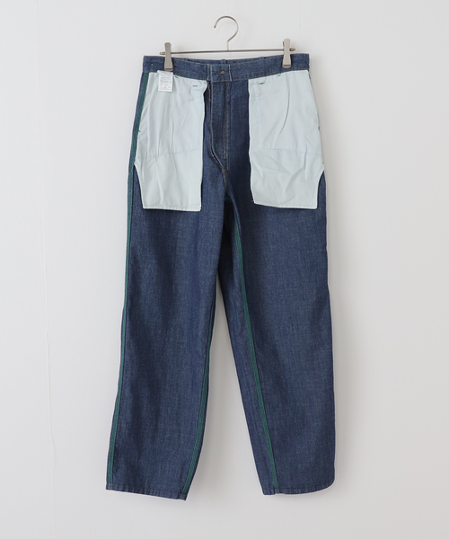 FRAMeWORK（フレームワーク）の「UNION HERCULES/ユニオンヘラクレス MADE インディゴダンガリーワークパン（デニムパンツ・レディース・ブルー系その他・SMALL/MEDIUM）」の19枚目の写真