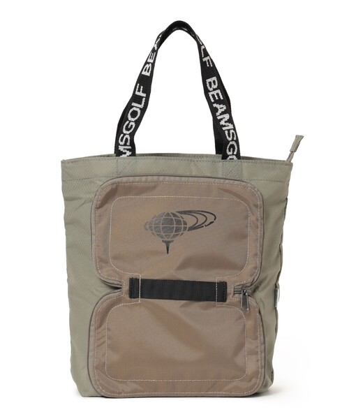 BEAMS GOLF（ビームスゴルフ）の「ポケッタブル 保冷トートバッグ（トートバッグ・メンズ・ブラック/グリーン/ベージュ・ONE SIZE）」の3枚目の写真