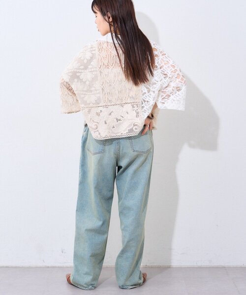 etsinta（エシンタ）の「【etsinta/エシンタ】レースパッチワークシャツINDIA（シャツ/ブラウス・レディース・アイボリー・ONE SIZE）」の11枚目の写真