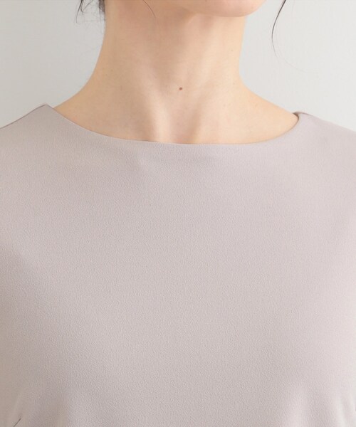 SHOO・LA・RUE（シューラルー）の「【S-LL】コーデに迷わずきちんと決まる セットアップ風ワンピース（ワンピース・レディース・グレー/ネイビー・01/02/03/04）」の14枚目の写真