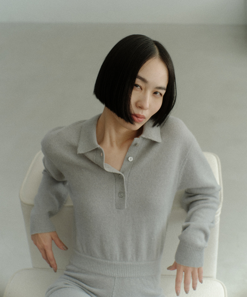 JOURNAL STANDARD（ジャーナルスタンダード）の「別注【Ayumi.Hamamoto×JOURNALSTANDARD】A/H BabyAlpacaMixJumpsuit（つなぎ/オールインワン・レディース・グレー・FREE）」の12枚目の写真