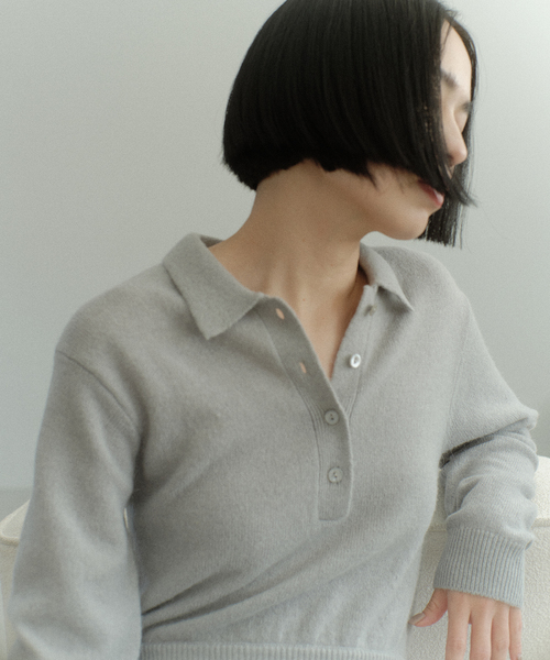 JOURNAL STANDARD（ジャーナルスタンダード）の「別注【Ayumi.Hamamoto×JOURNALSTANDARD】A/H BabyAlpacaMixJumpsuit（つなぎ/オールインワン・レディース・グレー・FREE）」の13枚目の写真