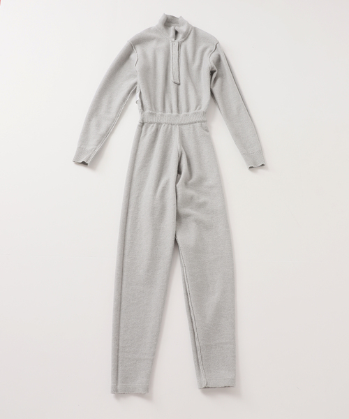 JOURNAL STANDARD（ジャーナルスタンダード）の「別注【Ayumi.Hamamoto×JOURNALSTANDARD】A/H BabyAlpacaMixJumpsuit（つなぎ/オールインワン・レディース・グレー・FREE）」の8枚目の写真