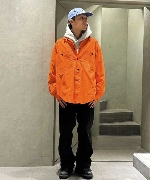 Marvine Pontiak shirt makers(マービンポンティアックシャツメーカーズ)の「Marvine Pontiak / マービンポンティアックシャツメーカーズ CoverAll SH(シャツ/ブラウス・メンズ・オレンジ・FREE)」の7枚目の写真