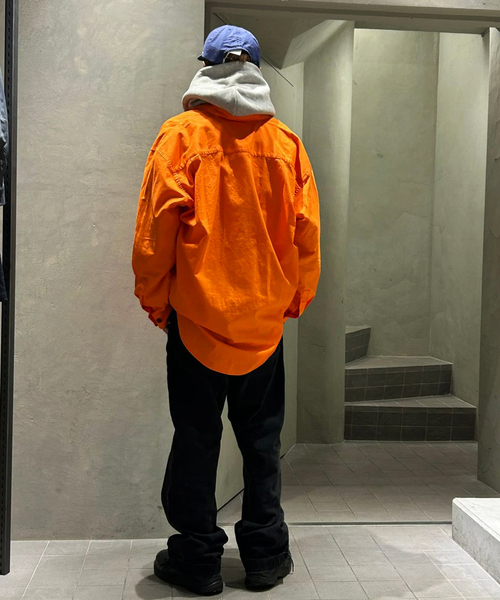 Marvine Pontiak shirt makers(マービンポンティアックシャツメーカーズ)の「Marvine Pontiak / マービンポンティアックシャツメーカーズ CoverAll SH(シャツ/ブラウス・メンズ・オレンジ・FREE)」の8枚目の写真