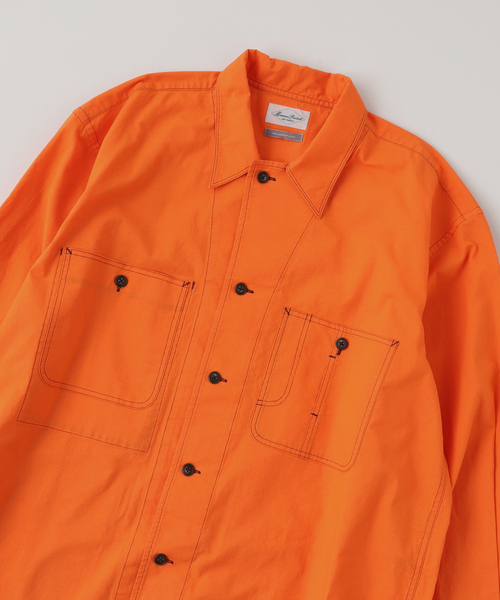 Marvine Pontiak shirt makers(マービンポンティアックシャツメーカーズ)の「Marvine Pontiak / マービンポンティアックシャツメーカーズ CoverAll SH(シャツ/ブラウス・メンズ・オレンジ・FREE)」の3枚目の写真