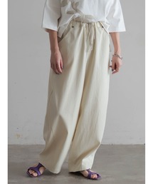 FIL DE FER | 【予約】リヨセルコットンコード　ゆるカーブパンツ(その他パンツ)