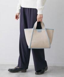 Dessin（デッサン）の「【軽量】コットンリネンパイピングバッグ（トートバッグ）」
