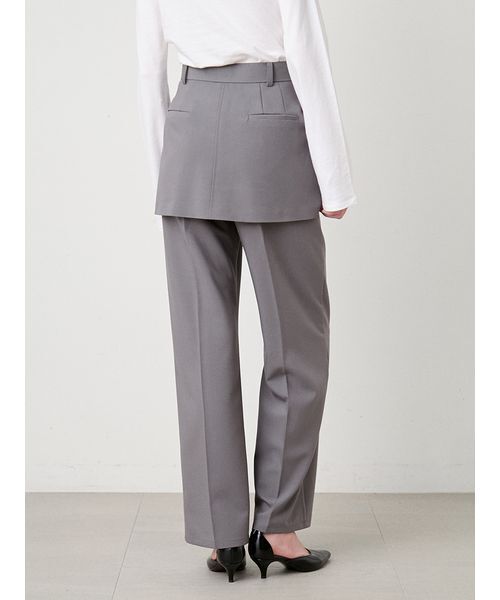 SORIN(ソリン )の「TR Layered Like Pants/TR レイヤードライクパンツ(その他パンツ・レディース・グレー/ブラック・38/36)」の5枚目の写真