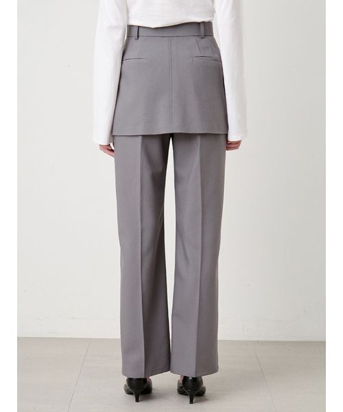 SORIN(ソリン )の「TR Layered Like Pants/TR レイヤードライクパンツ(その他パンツ・レディース・グレー/ブラック・38/36)」の7枚目の写真