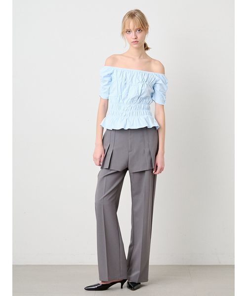 SORIN(ソリン )の「TR Layered Like Pants/TR レイヤードライクパンツ(その他パンツ・レディース・グレー/ブラック・38/36)」の17枚目の写真