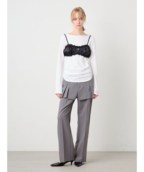 SORIN(ソリン )の「TR Layered Like Pants/TR レイヤードライクパンツ(その他パンツ・レディース・グレー/ブラック・38/36)」の19枚目の写真