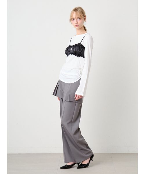 SORIN(ソリン )の「TR Layered Like Pants/TR レイヤードライクパンツ(その他パンツ・レディース・グレー/ブラック・38/36)」の20枚目の写真