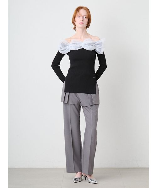 SORIN(ソリン )の「TR Layered Like Pants/TR レイヤードライクパンツ(その他パンツ・レディース・グレー/ブラック・38/36)」の21枚目の写真