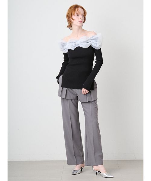 SORIN(ソリン )の「TR Layered Like Pants/TR レイヤードライクパンツ(その他パンツ・レディース・グレー/ブラック・38/36)」の22枚目の写真