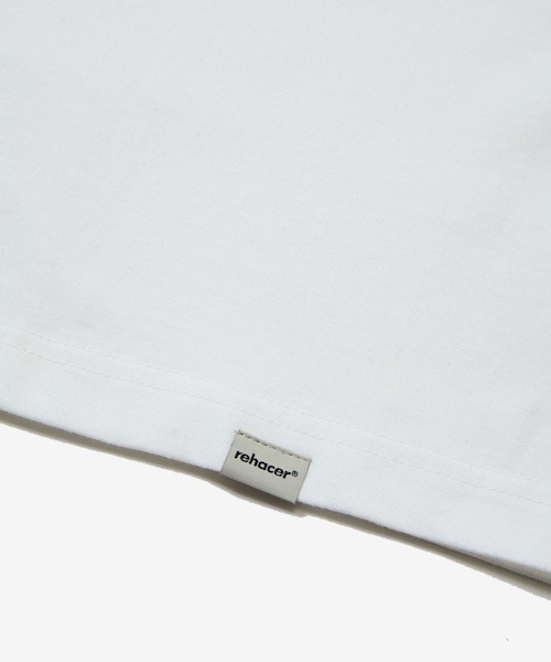 rehacer(レアセル)の「rehacer : Blossom Heart Relax Fit T-shirt / ブロッサムハート リラックス フィットTシャツ(Tシャツ/カットソー・レディース・ブラック/ホワイト・SMALL)」の4枚目の写真