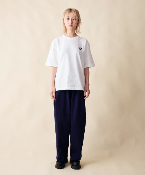 rehacer(レアセル)の「rehacer : Blossom Heart Relax Fit T-shirt / ブロッサムハート リラックス フィットTシャツ(Tシャツ/カットソー・レディース・ブラック/ホワイト・SMALL)」の21枚目の写真