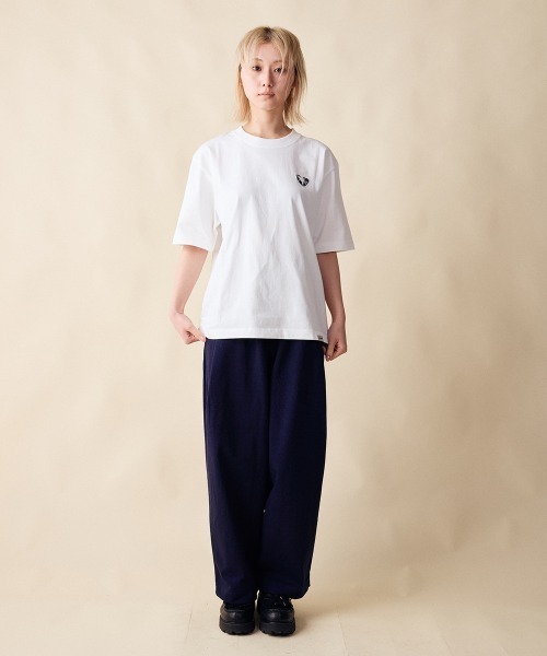 rehacer(レアセル)の「rehacer : Blossom Heart Relax Fit T-shirt / ブロッサムハート リラックス フィットTシャツ(Tシャツ/カットソー・レディース・ブラック/ホワイト・SMALL)」の15枚目の写真