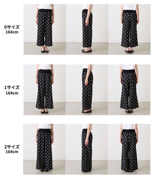 BEARDSLEY（ビアズリー）の「《追加検討中》ドットプリントパンツ（その他パンツ・レディース・ブラック・1/0/2）」の16枚目の写真
