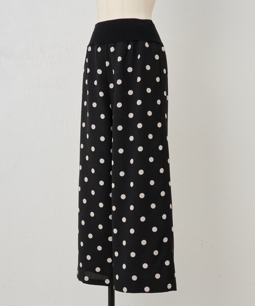 BEARDSLEY（ビアズリー）の「《追加検討中》ドットプリントパンツ（その他パンツ・レディース・ブラック・1/0/2）」の18枚目の写真