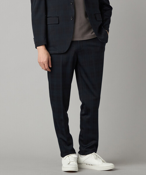 COMME CA MEN（コムサメン）の「【セットアップ対応】〔IL PRINCIPE〕 ジャージーテーパード パンツ（スラックス・メンズ・ブラック/チャコールグレー・M/S/L）」の16枚目の写真