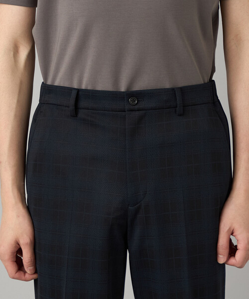COMME CA MEN（コムサメン）の「【セットアップ対応】〔IL PRINCIPE〕 ジャージーテーパード パンツ（スラックス・メンズ・ブラック/チャコールグレー・M/S/L）」の13枚目の写真