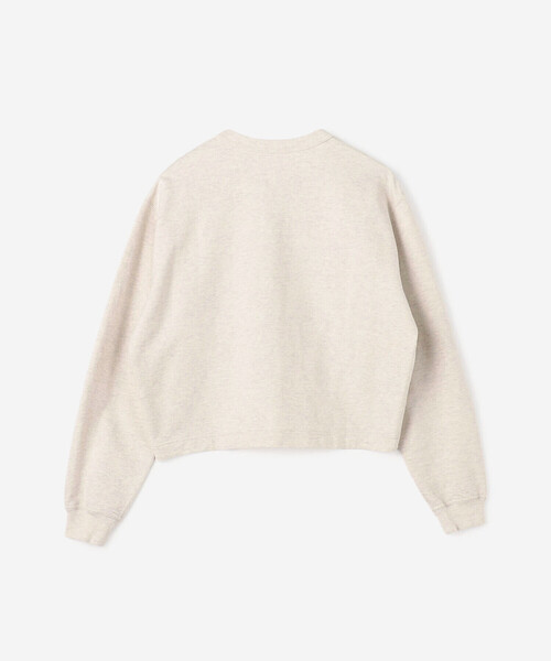 DANTON | コットンテリー クルーネックカーディガン WOMEN